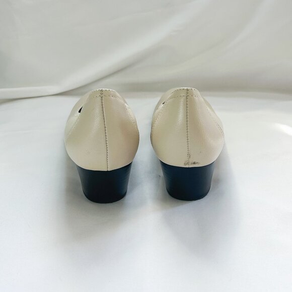 David Tate Women's Madera Bone Lamb Block Heel Shoes - Picture 4 of 15